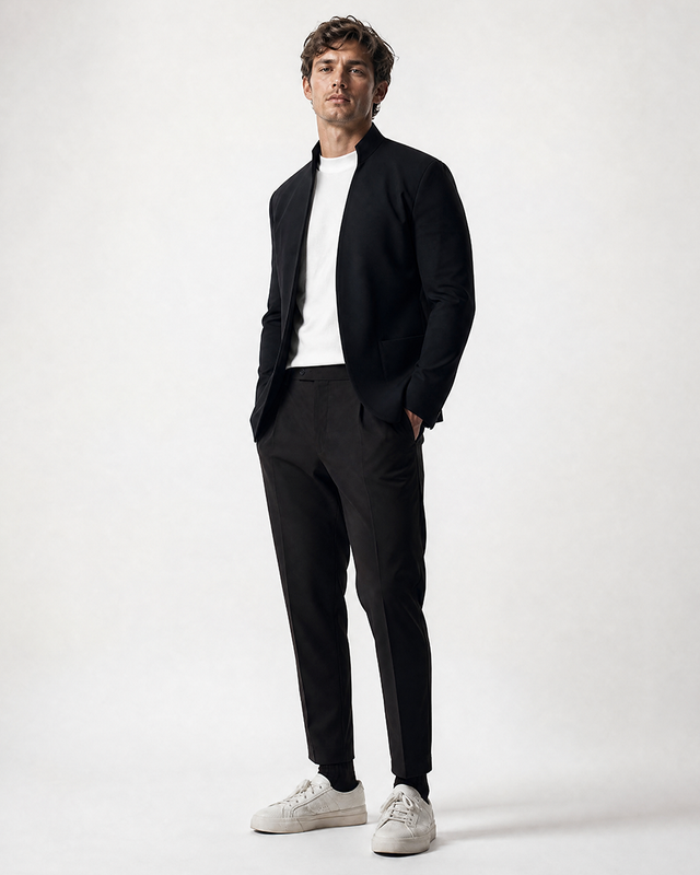 IOS JACKET clean - CZARNY
