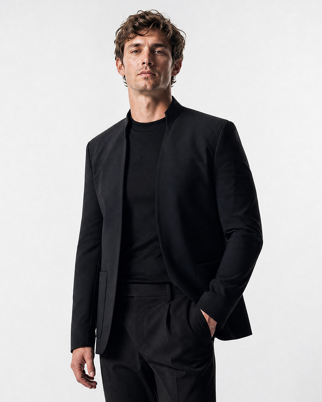 IOS JACKET clean - CZARNY