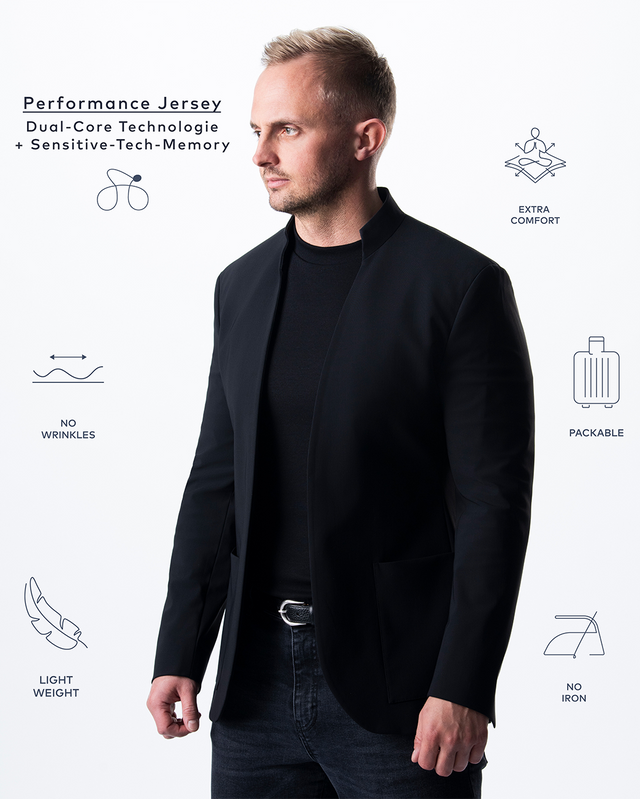 IOS JACKET schoon - ZWART