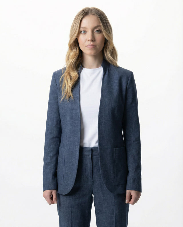 IOS JACKET clean - Unisex - STEEL BLUE