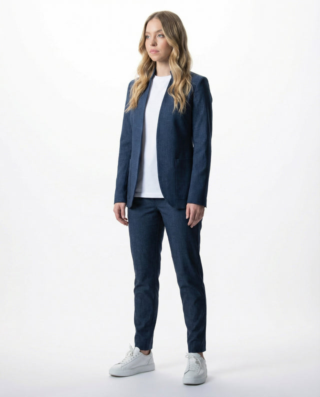 IOS JACKET clean - Unisex - STEEL BLUE