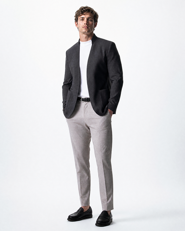 IOS JACKET czysty - CIEMNOSZARY