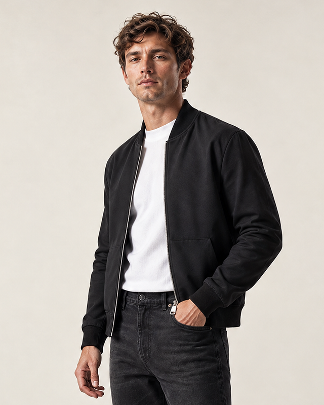 IOS BLOUSON - BLACK