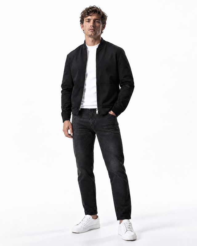 IOS BLOUSON - BLACK