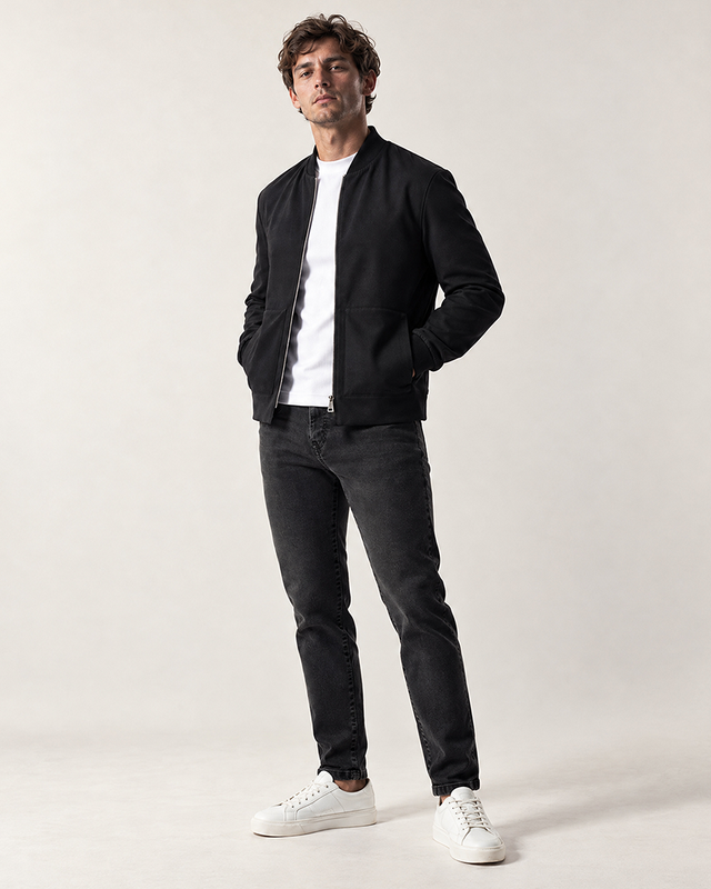 IOS BLOUSON - BLACK