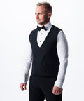 IOS VEST smoking - BLACK