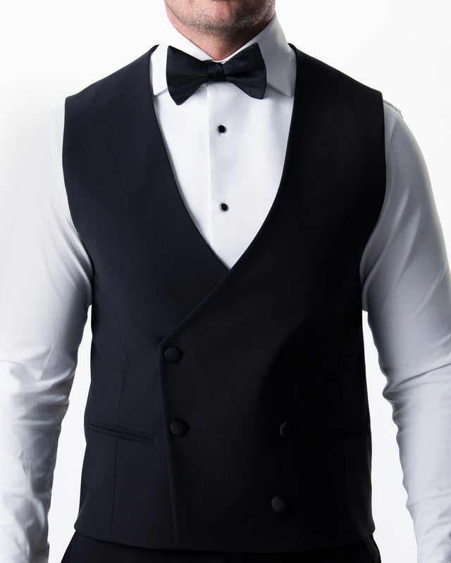 IOS VEST smoking - BLACK