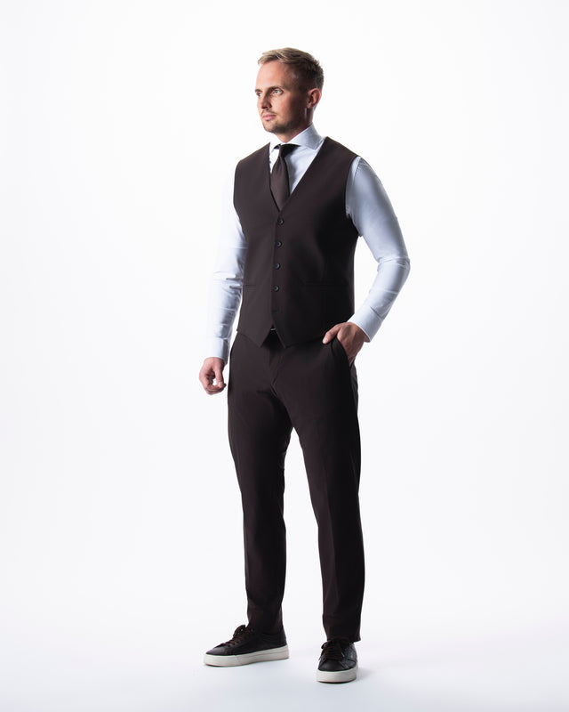 IOS VEST CLASSIC -  BROWN