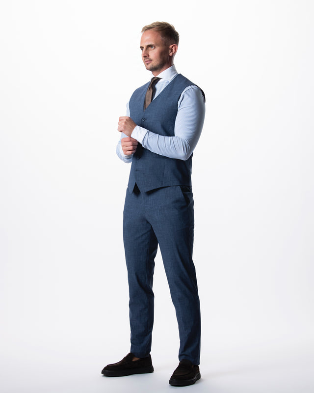 IOS PANTS classic - STEEL BLUE
