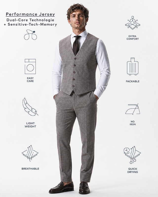 IOS VEST classic - LIGHT BROWN