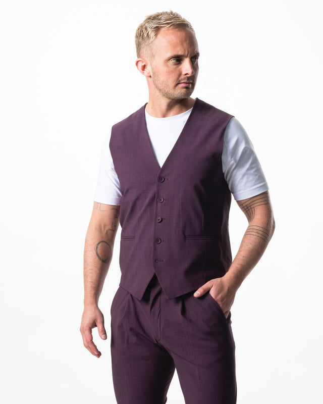 IOS VEST classic - DARK LILA