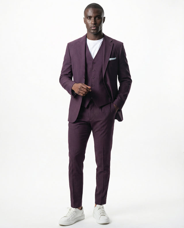 IOS PANTS modern - DARK LILA