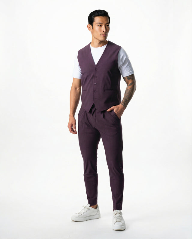 IOS VEST classic - DARK LILA