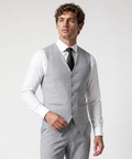 IOS VEST classic - LIGHT GREY KARO