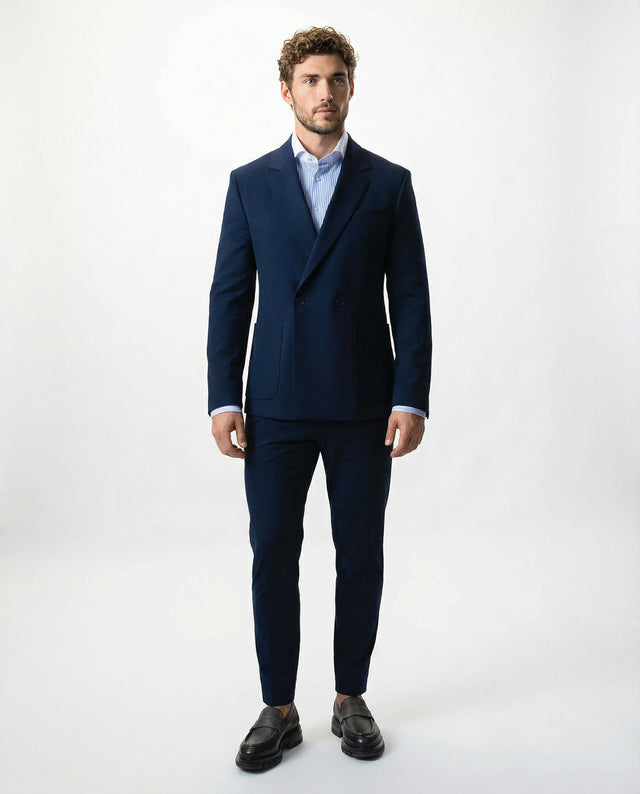 IOS JACKET double breasted - NAVY