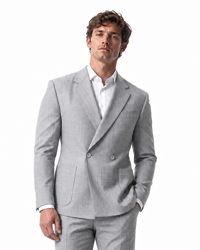 IOS JACKET double breasted - STONES STRIPE