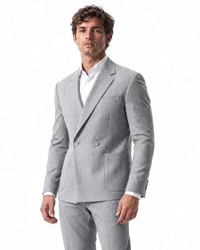 IOS JACKET double breasted - STONES STRIPE