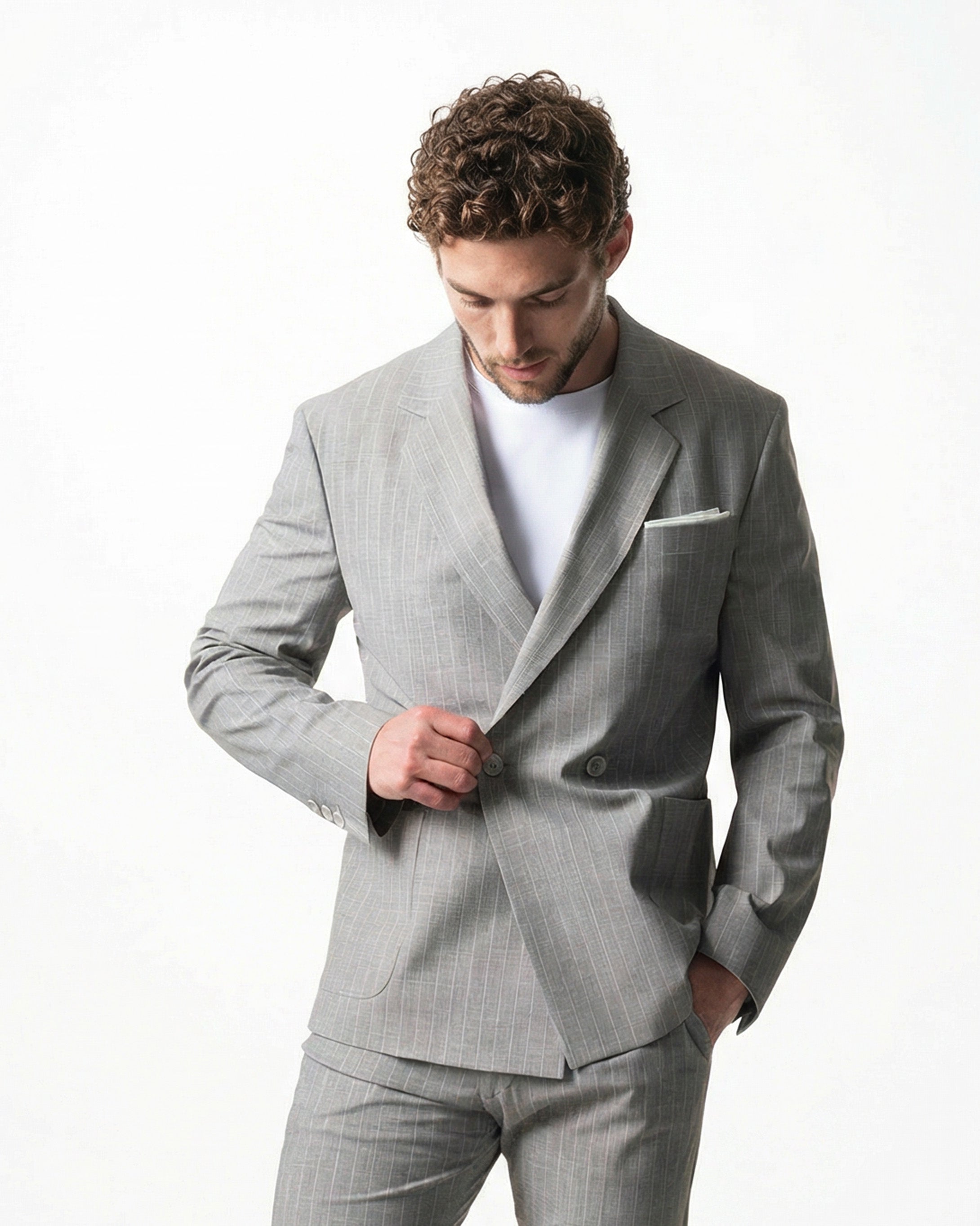 IOS JACKET double breasted - STONES STRIPE – IOS Clothing