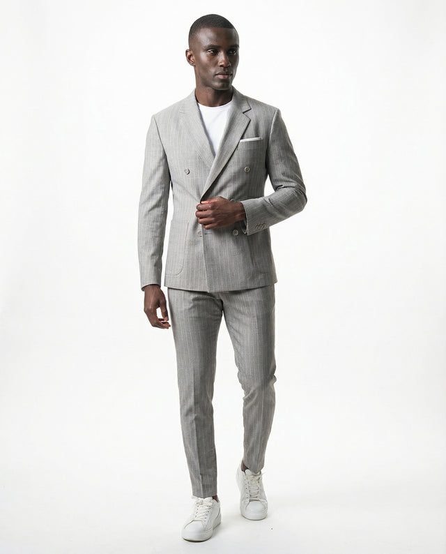 IOS JACKET double breasted - STONES STRIPE