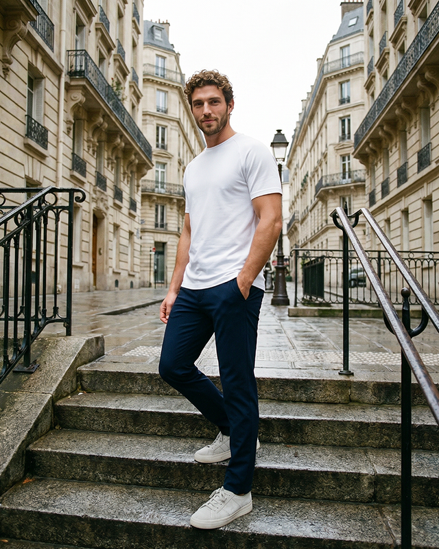 IOS PANTS klassiek - NAVY