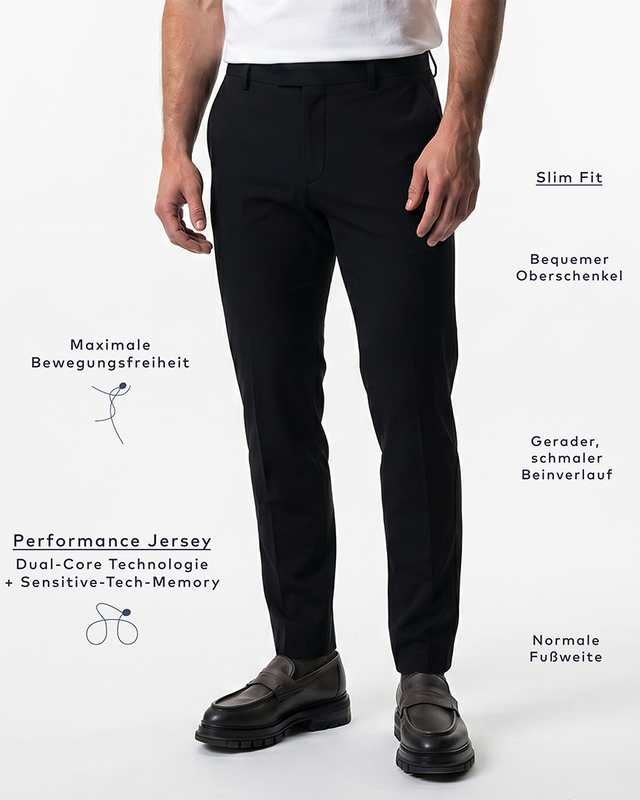 IOS PANTS classic - BLACK