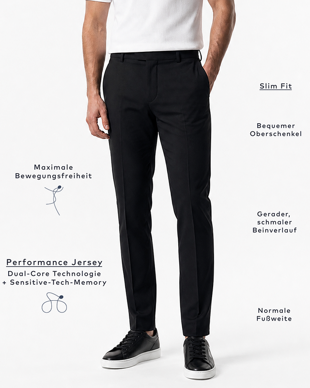 IOS PANTS classic - BLACK