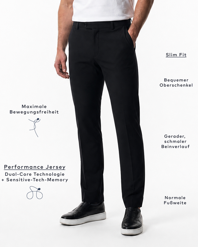 IOS PANTS classic - BLACK