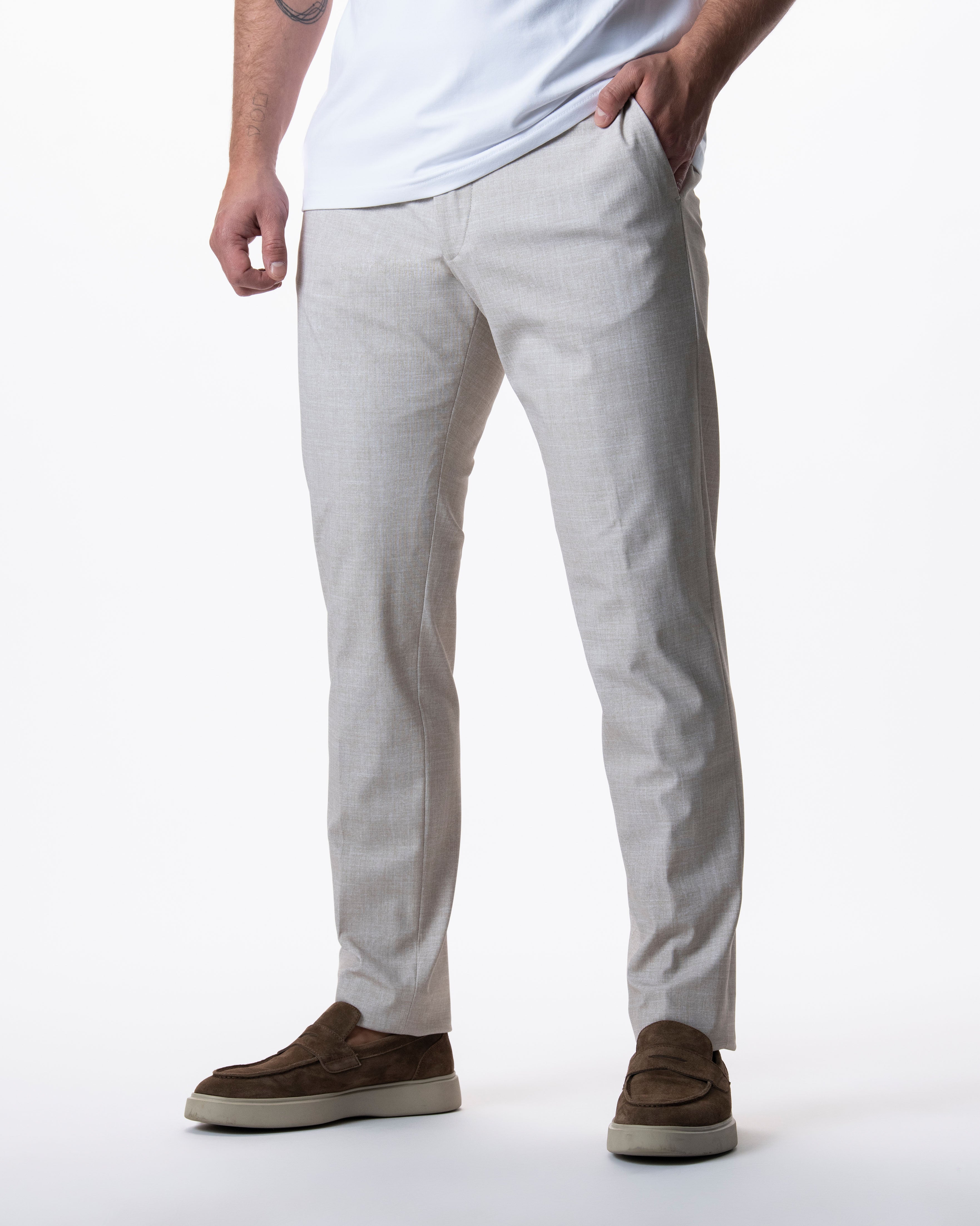 IOS PANTS classic - IVORY