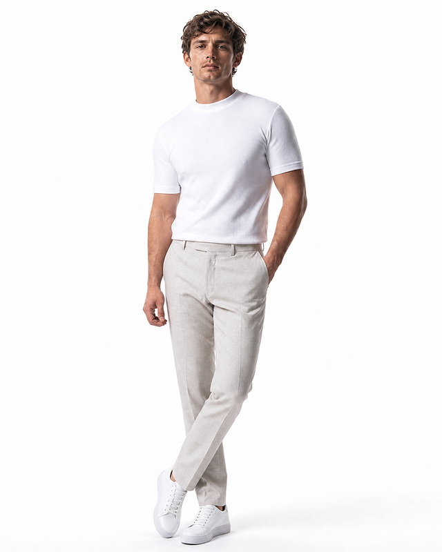 IOS PANTS classic - IVORY