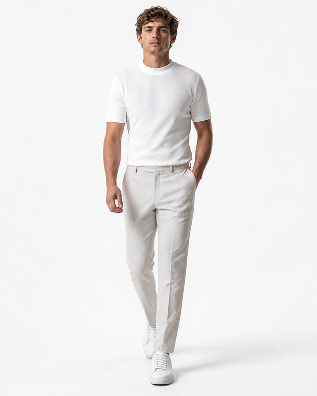 IOS PANTS classic - IVORY