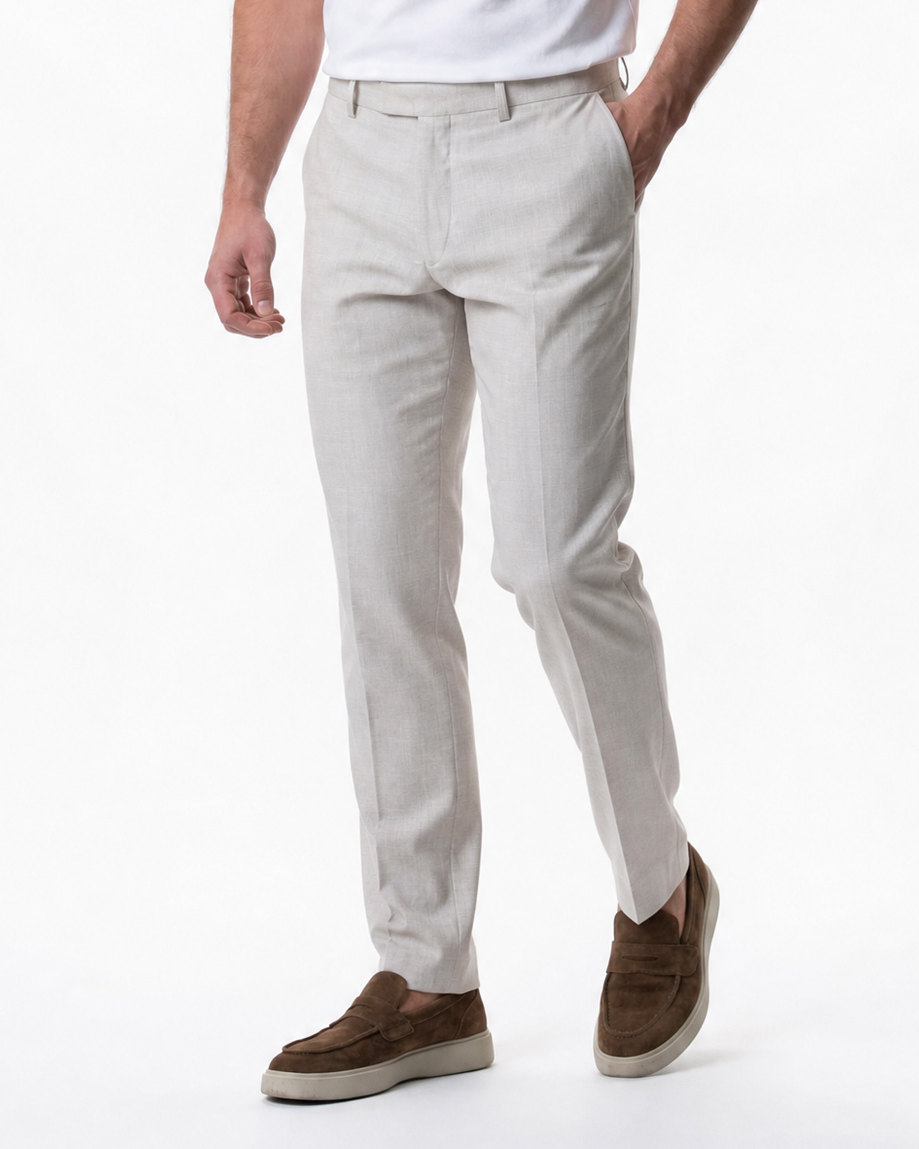 IOS PANTS classici - AVORIO