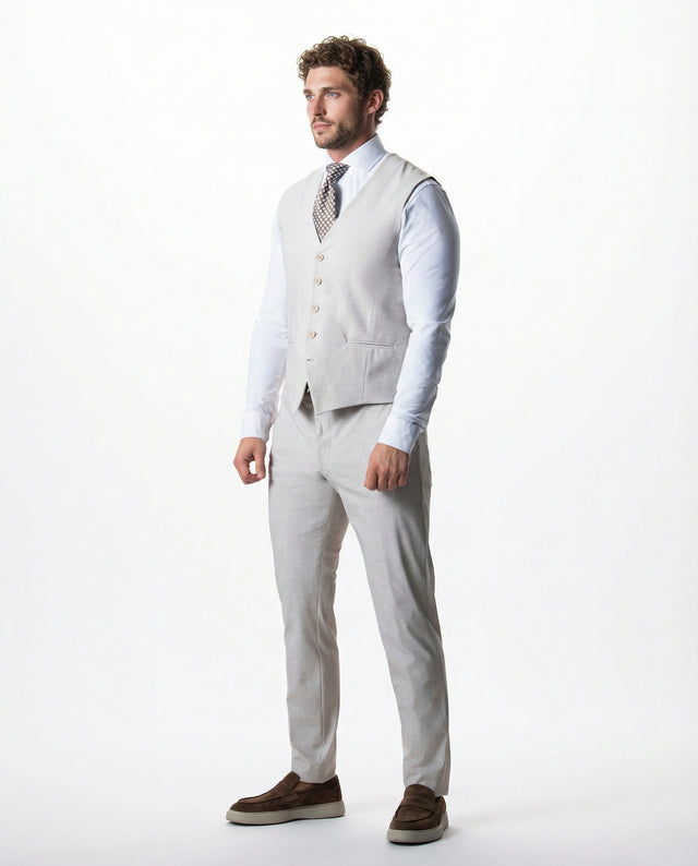 IOS PANTS classic - IVORY