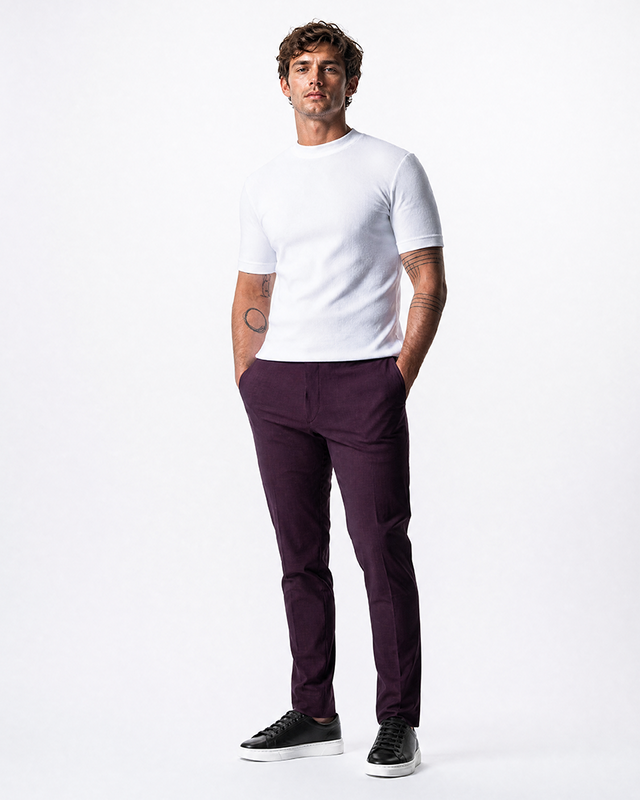 IOS PANTS classic - DARK LILA