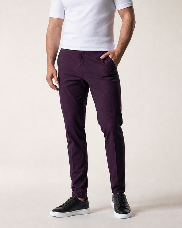 IOS PANTS classic - DARK LILA
