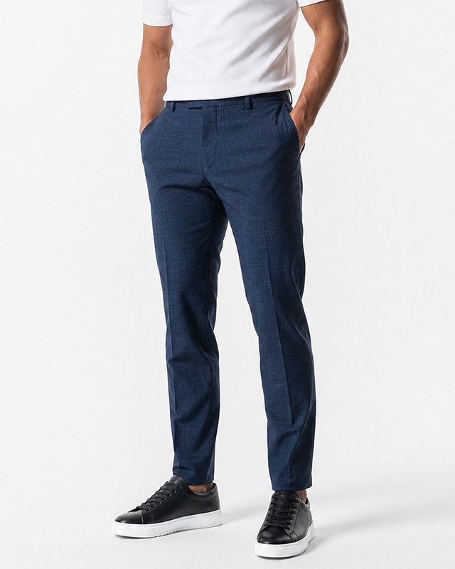 IOS PANTS classici - BLU ACCIAIO