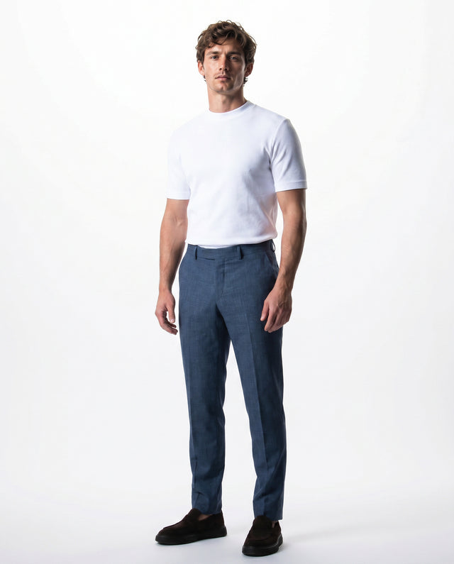 IOS PANTS classic - STEEL BLUE