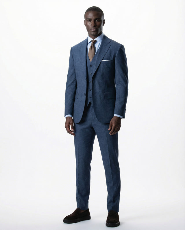 IOS PANTS classic - STEEL BLUE