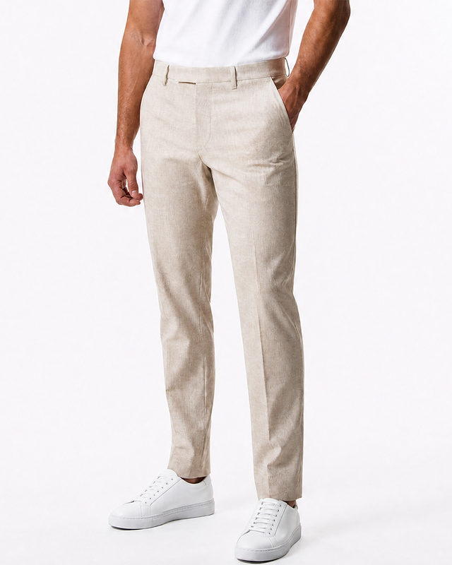 IOS PANTS classici - BEIGE