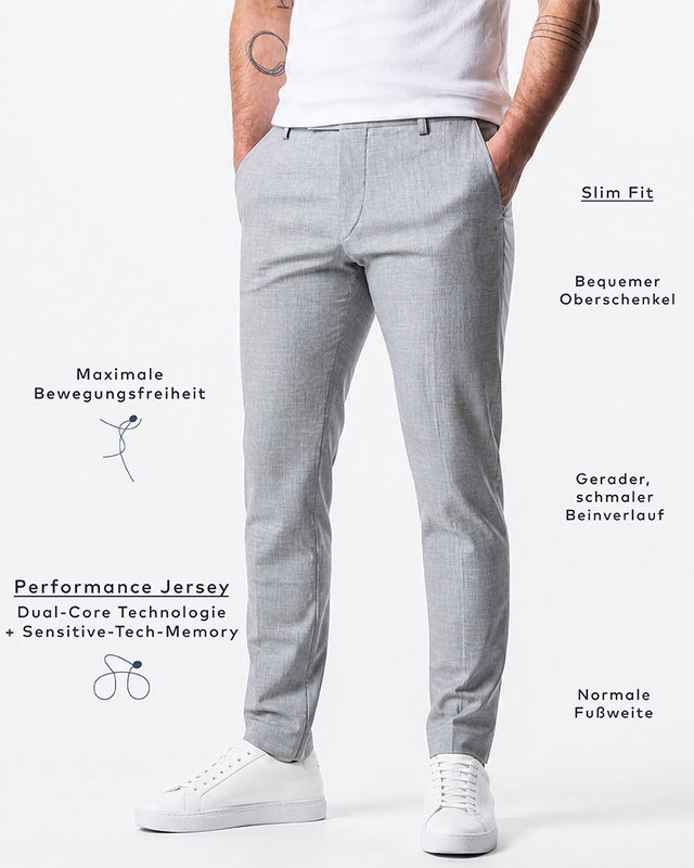 IOS PANTS classic - LIGHT GRAY