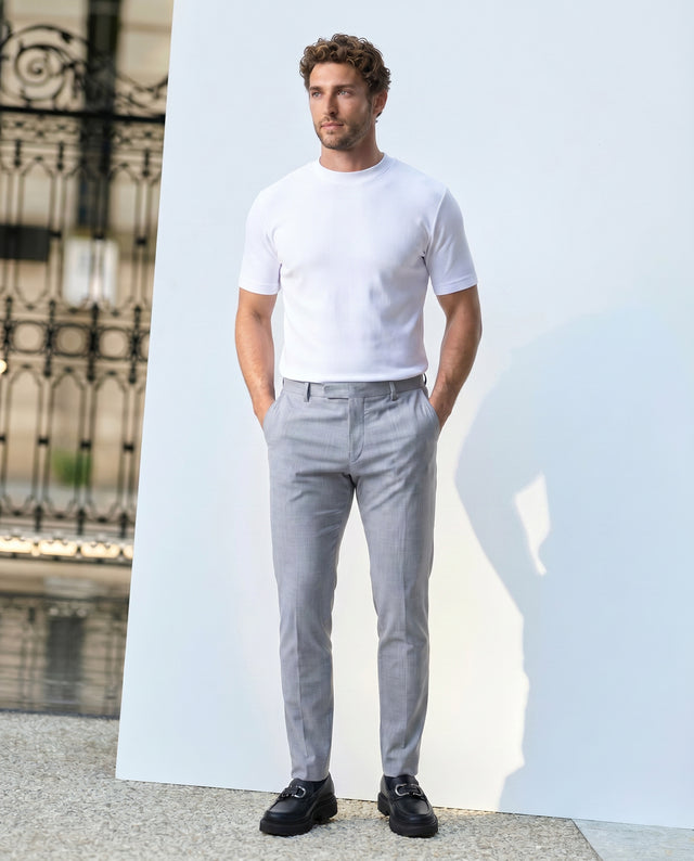 IOS PANTS classici - GRIGIO CHIARO