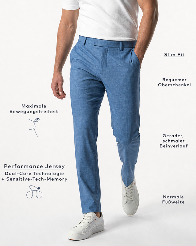 IOS PANTS classic - INDIGOBLUE