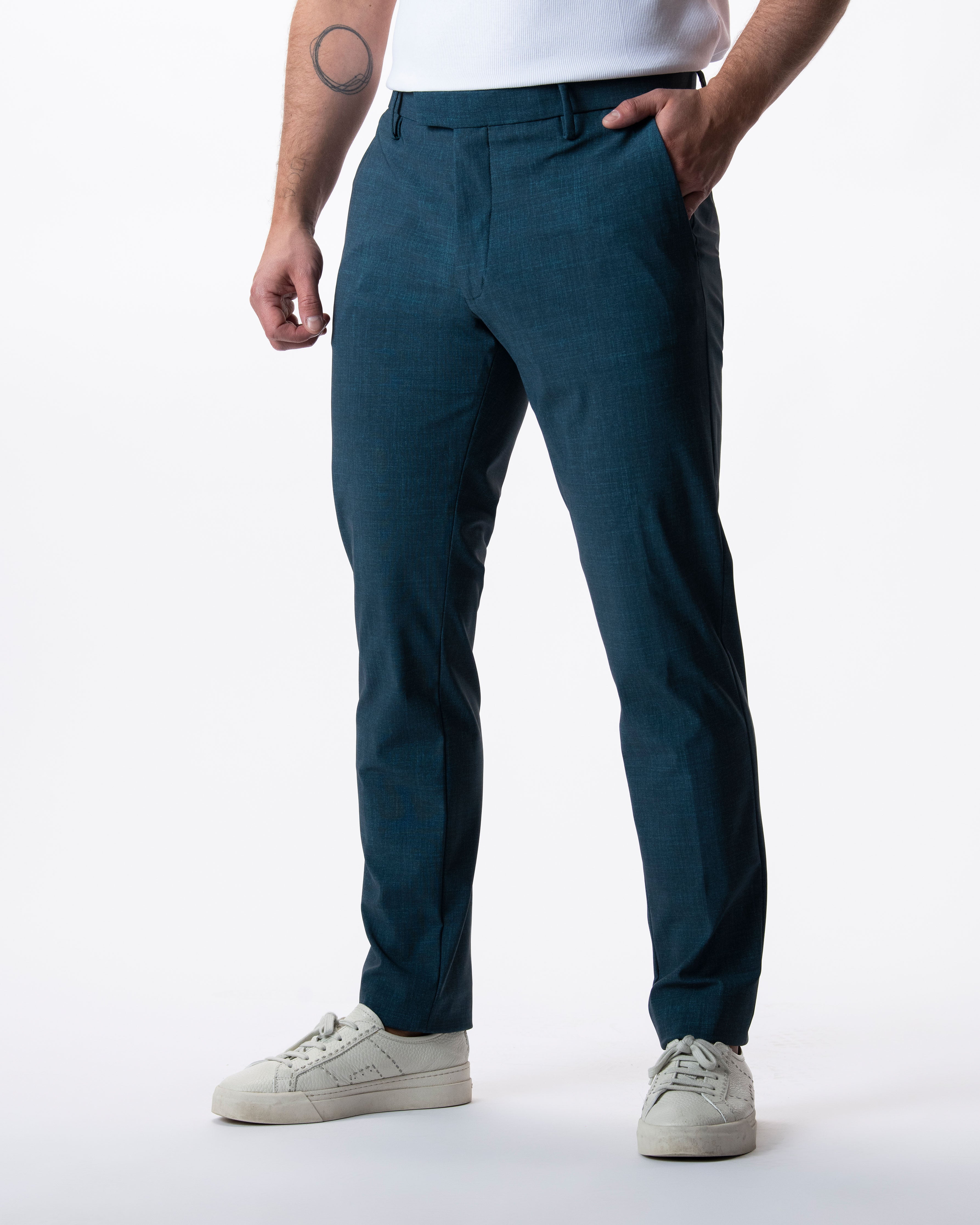 IOS PANTS classic - PETROL BLUE