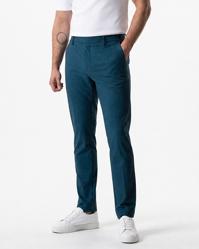 IOS PANTS classic - PETROL BLUE
