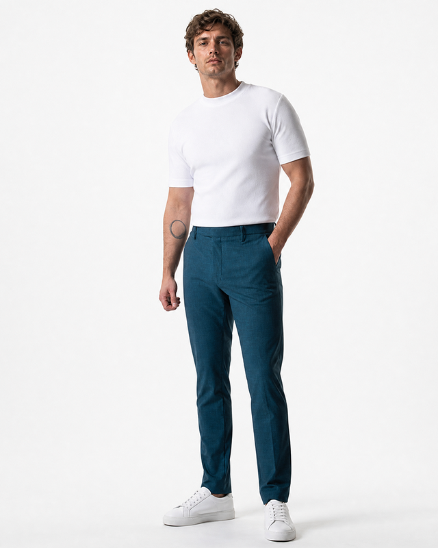 IOS PANTS classic - PETROL BLUE