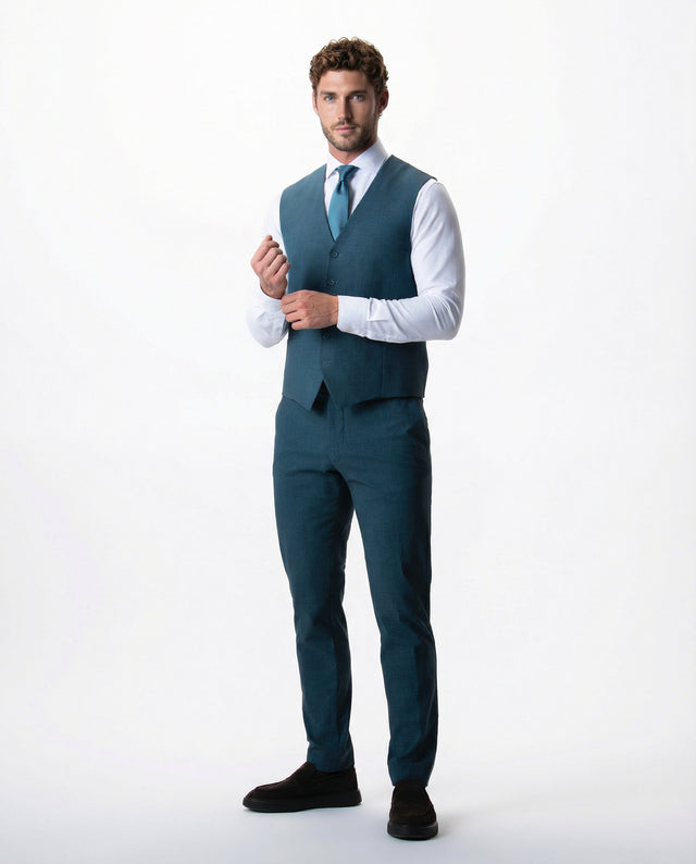 IOS PANTS classic - PETROL BLUE