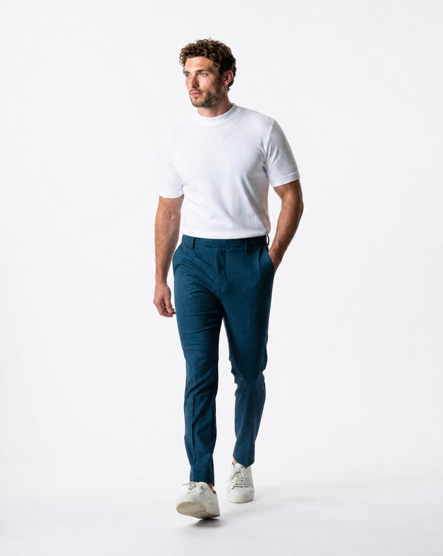 IOS PANTS classic - PETROL BLUE