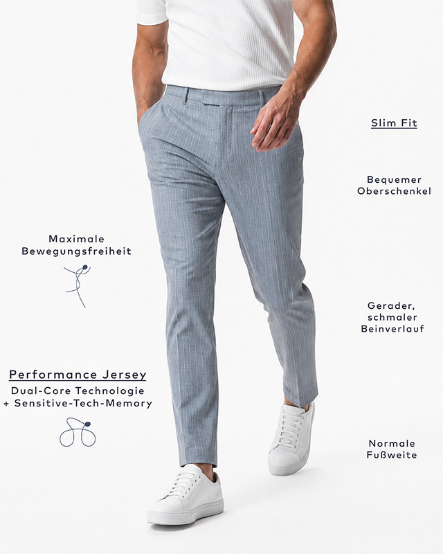 IOS PANTS classic - STONES STRIPE