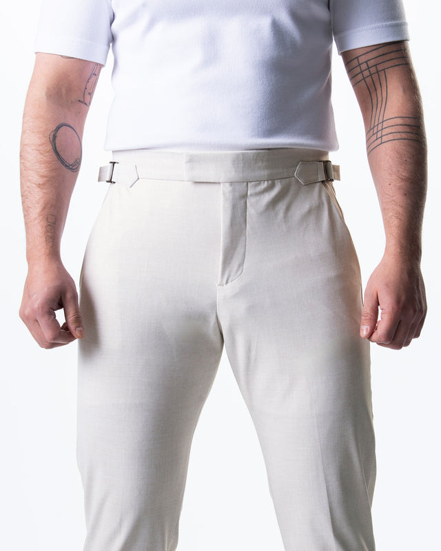 IOS PANTS elegance - IVORY