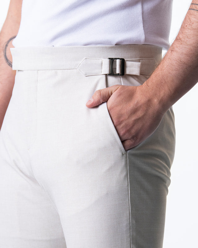 IOS PANTS elegance - IVORY