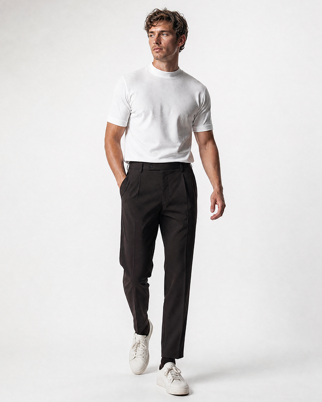 IOS PANTS moderni - MARRONE